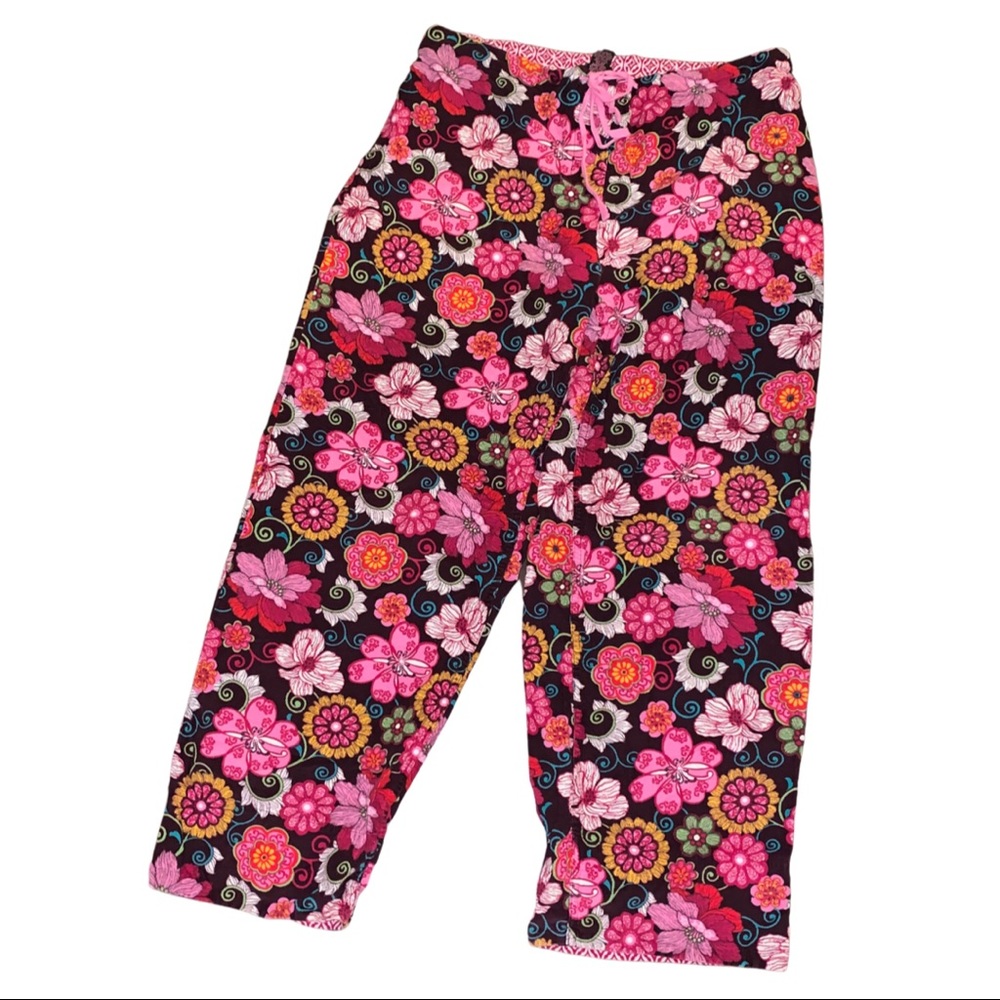 Vera Bradley Mod Floral Pink Pajama Pants